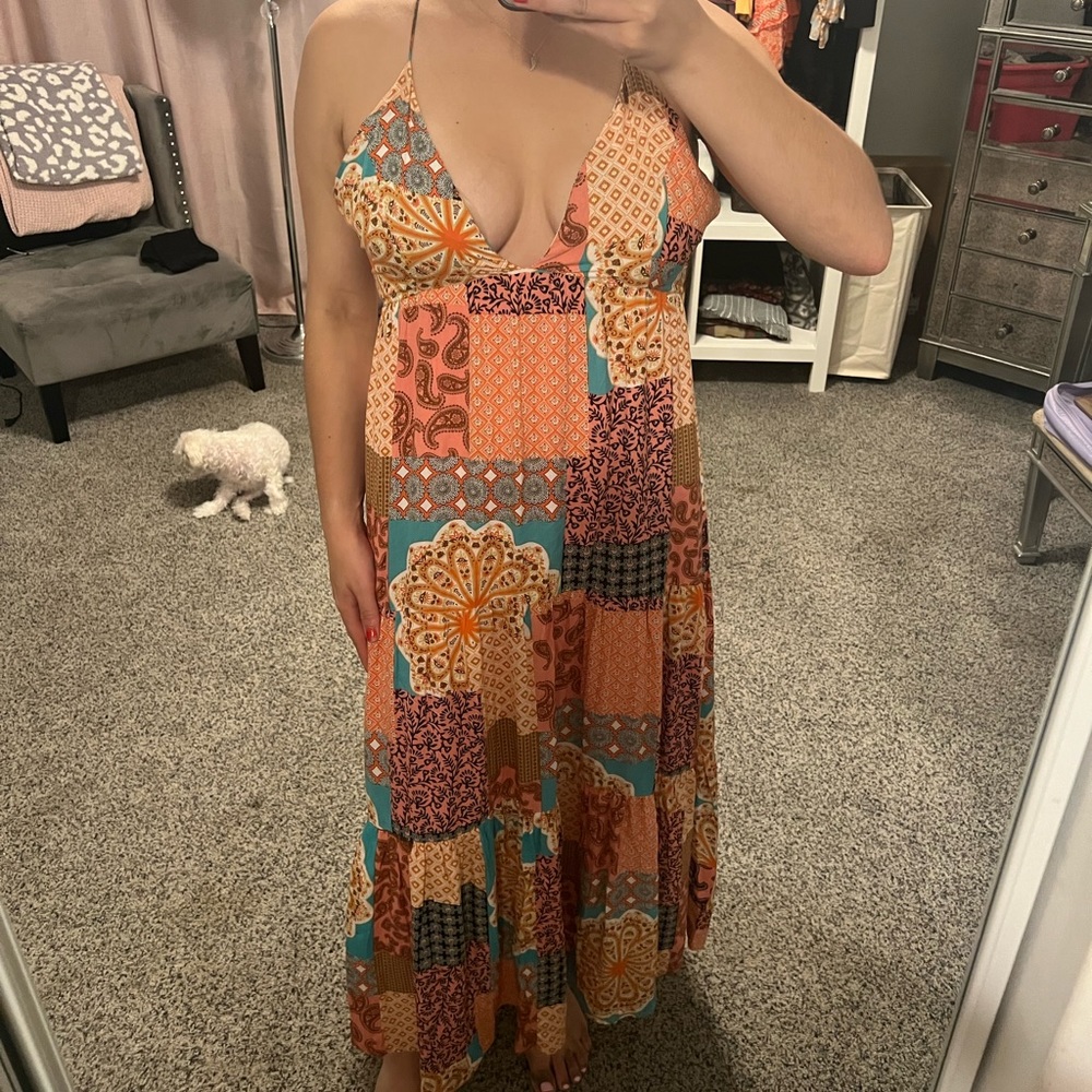 RED DRESS BOUTIQUE- Printed Maxi Dress